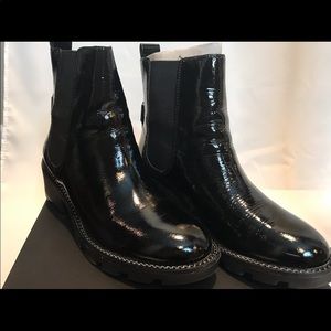 KENDALL AND KYLIE PATENT ANKLE BOOTS